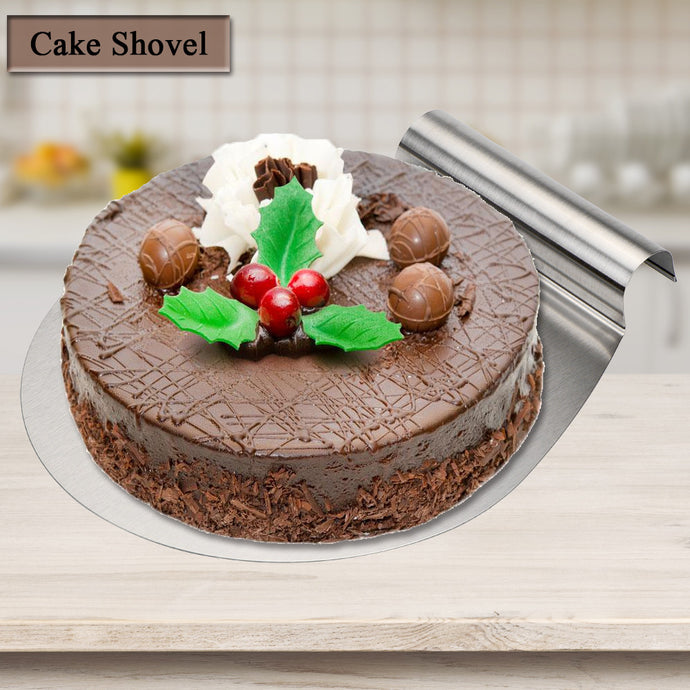 ABEDOE Cake Tray Lifter Cake Moving Plate Stainless Steel Cake PizzaTransfer Cake Shovel Baking Tools