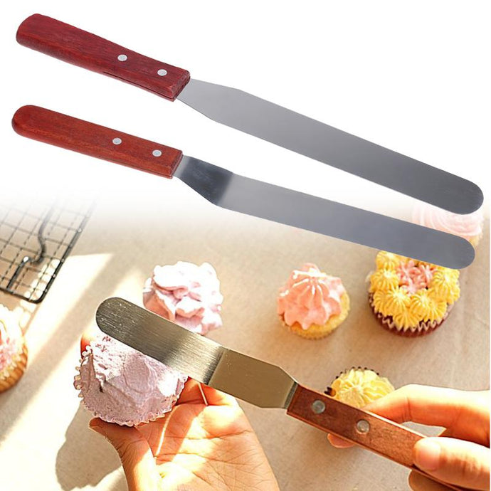 6/8inch Stainless Steel Cake Spatula Butter Cream Icing Frosting Knife Baking Pastry Spatula Kitchen Cake Decoration Tools